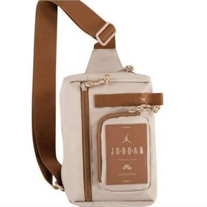 Jordan Hesi Crossbody Bag- Khaki